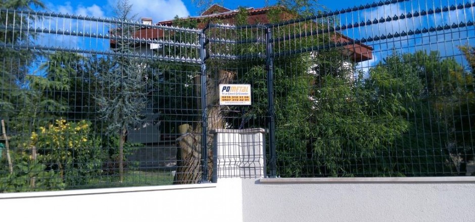 dekoratif panel çit